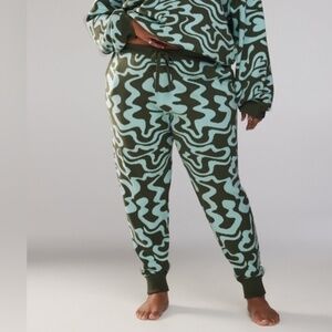 Savage X Fenty Mint Blue Leisure Knit Jogger SZ 2X